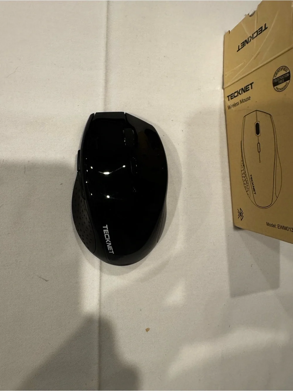 TECKNET Bluetooth Wireless Mouse 4800 DPI Ergonomic 6-Button Adjustable – New